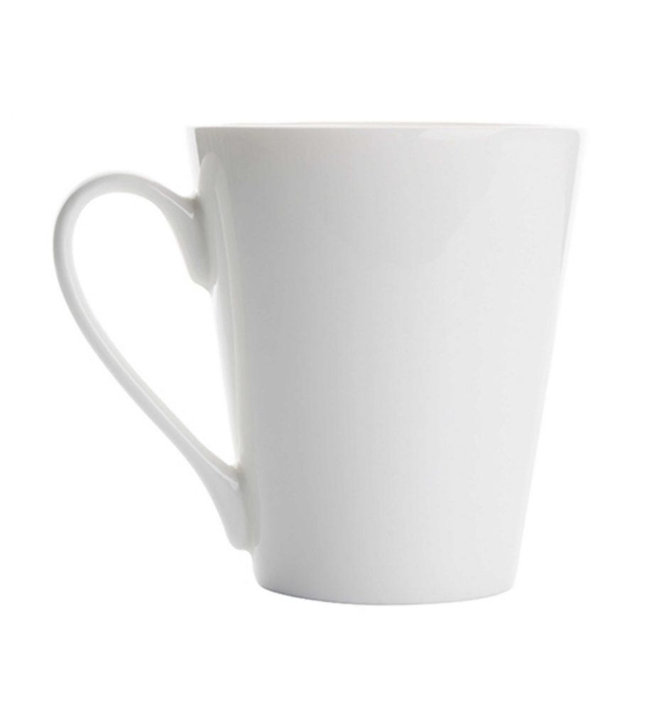 Tasse à latté 12oz-blanc