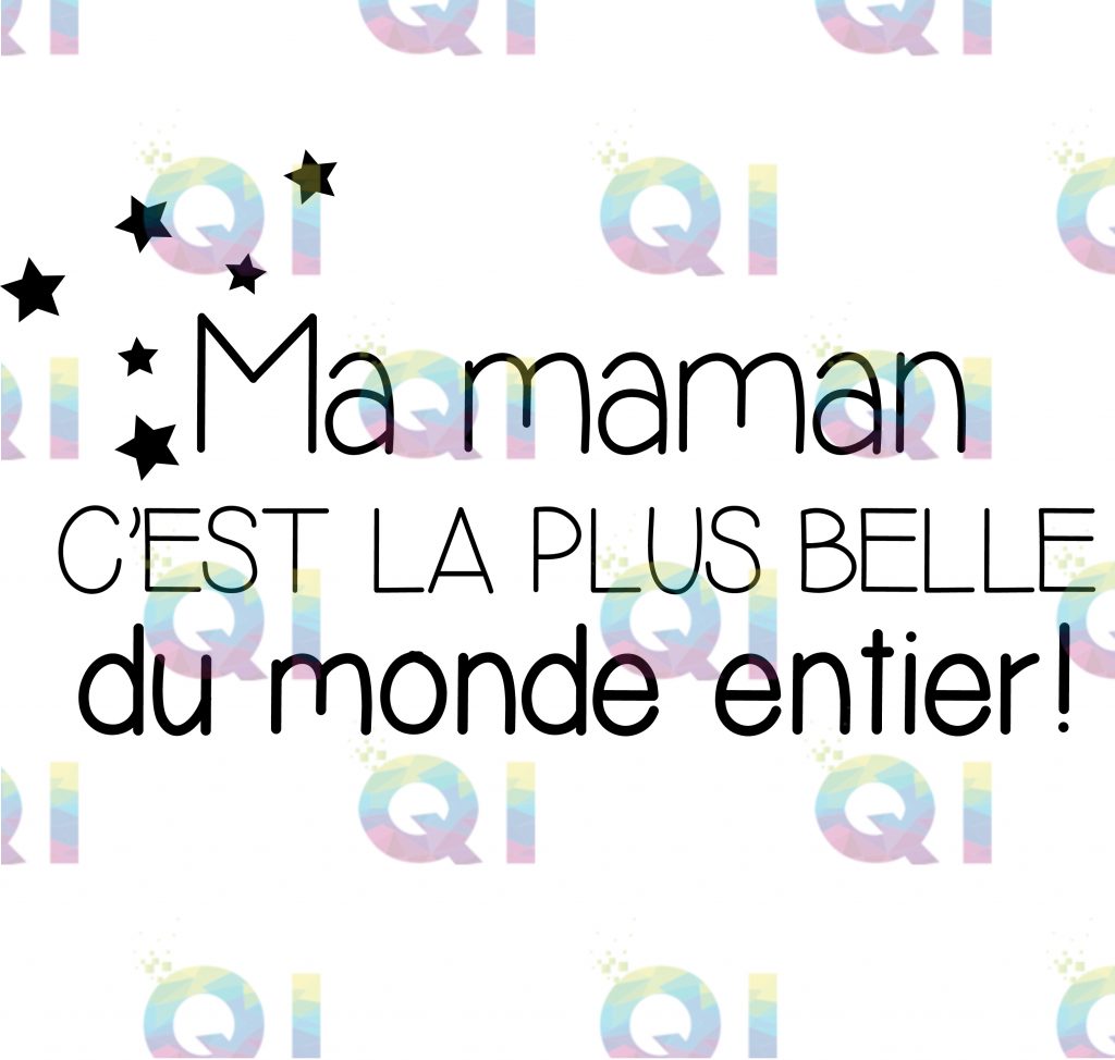 Fichier numérique PNG - Maman la plus belle