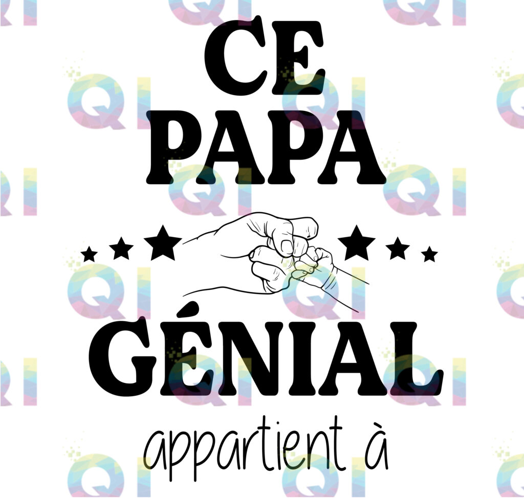 Fichier numérique PNG - Ca papa génial