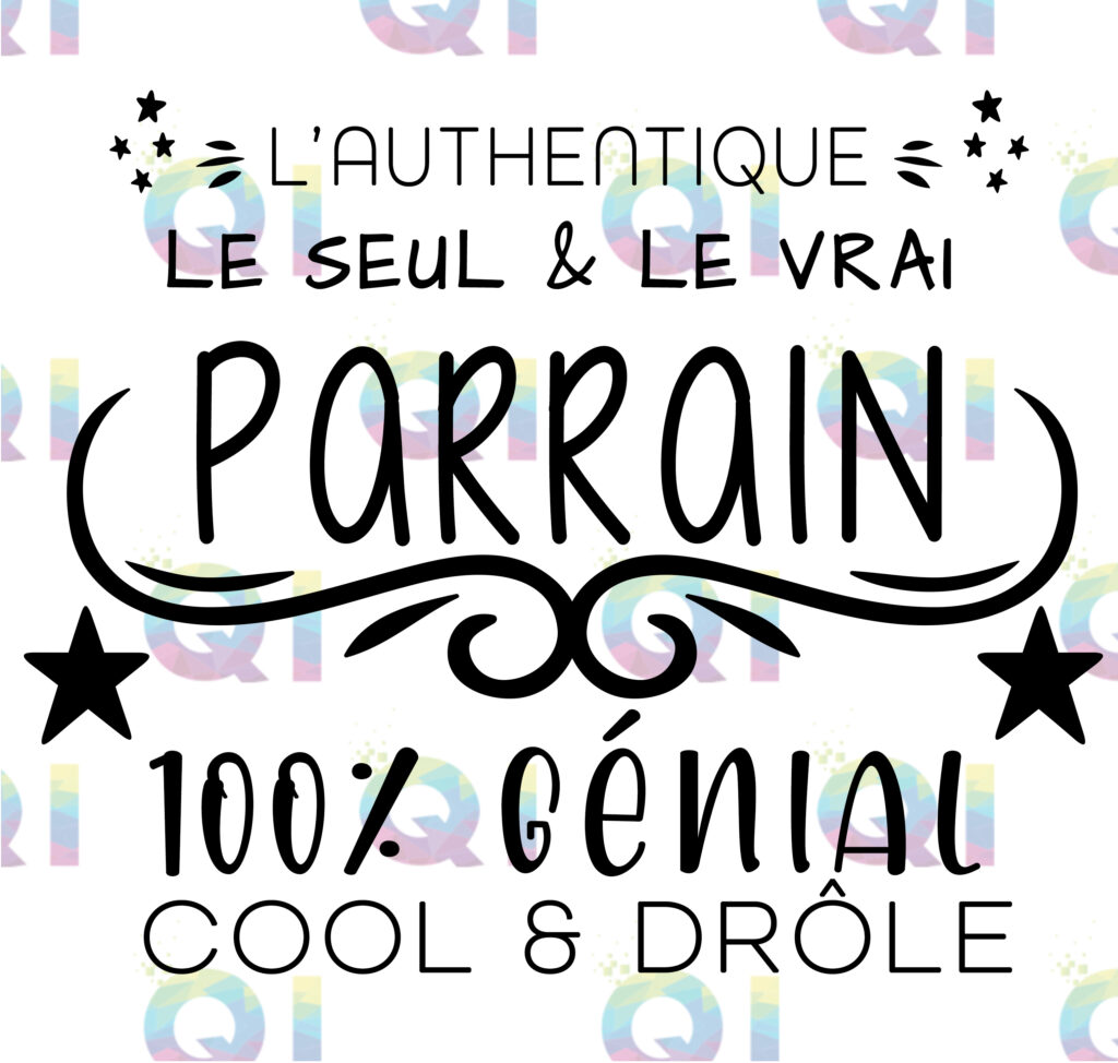 Fichier numérique PNG - Authentique parrain