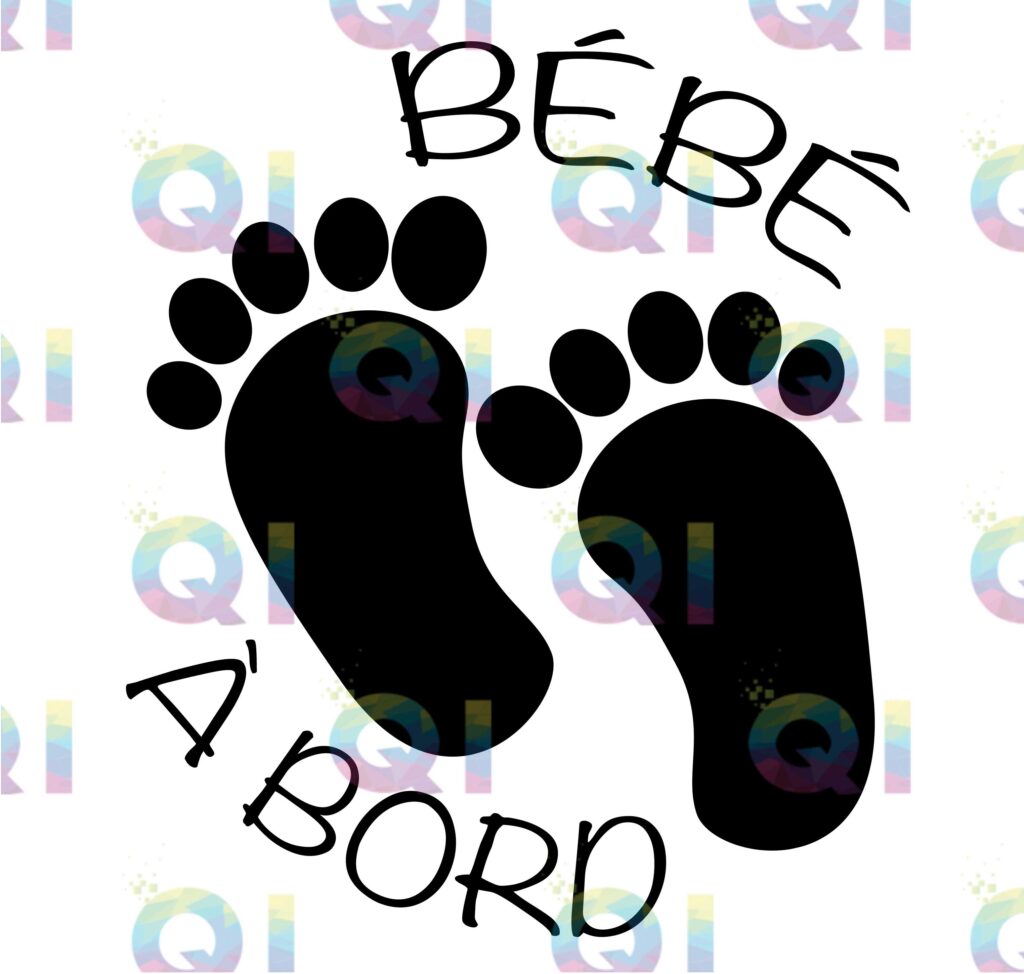 Fichier numérique PNG - Bébé à bord Pieds