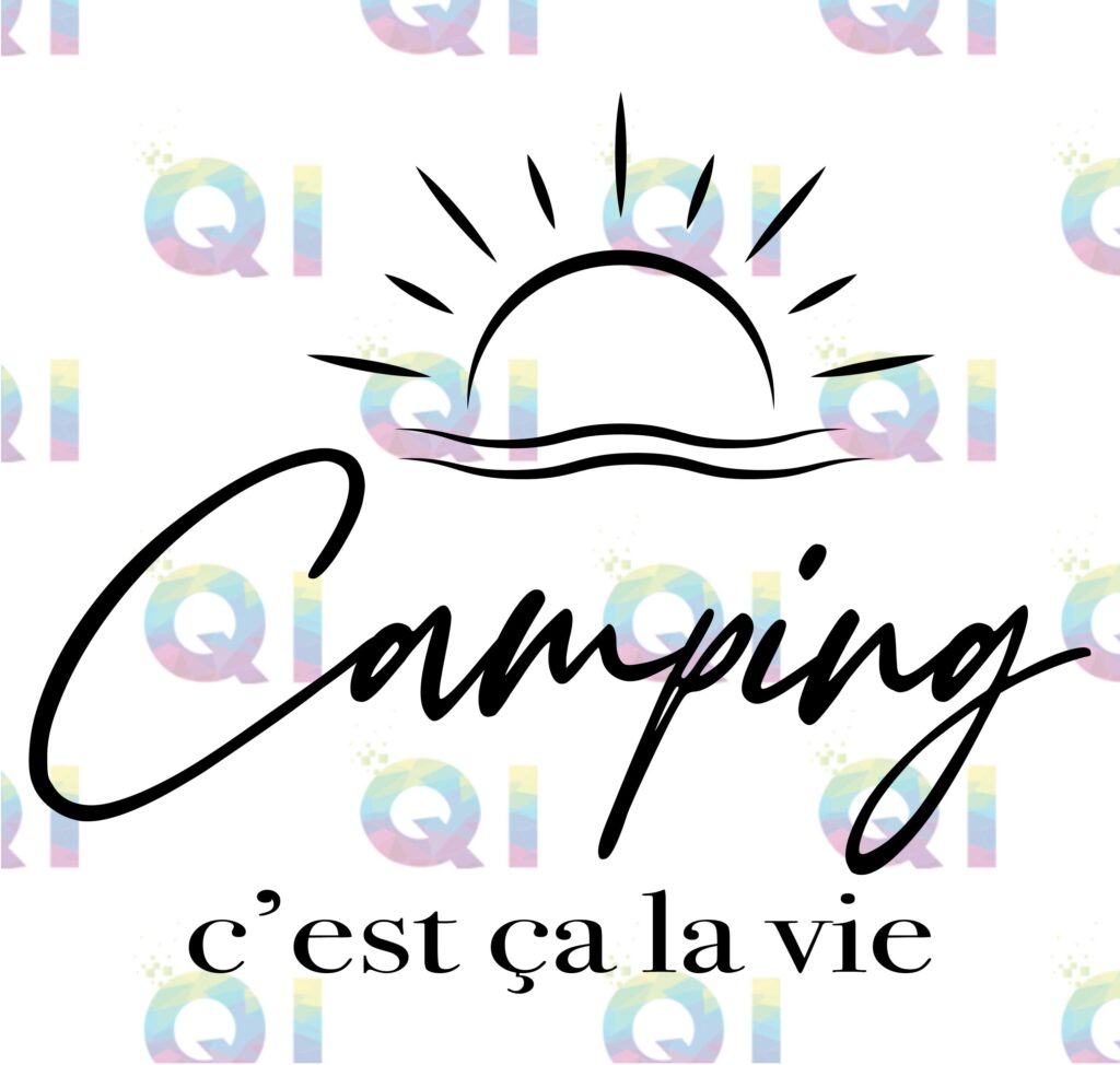 Fichier numérique PNG - Camping c'est ça la vie