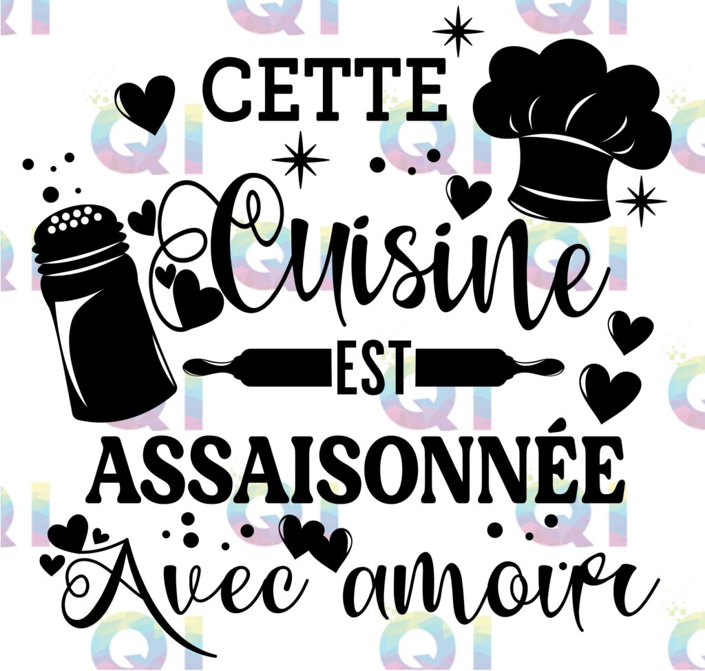 Fichier numérique PNG - Cette cuisine est assaisonnée avec amour
