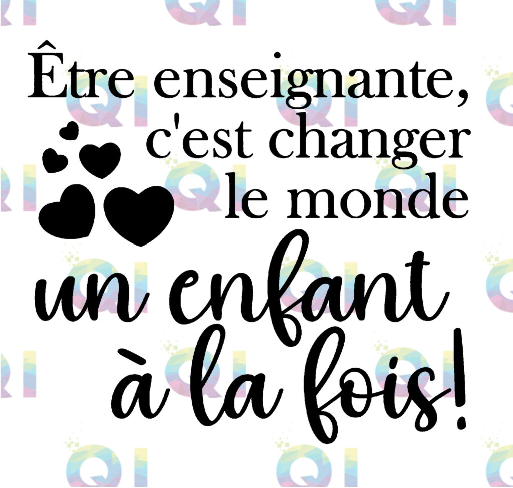 Fichier numérique PNG - Être enseignante c'est