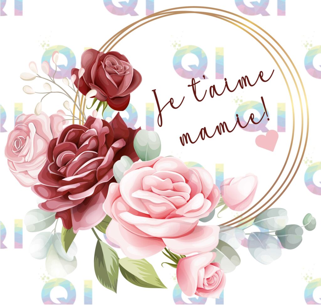 Fichier numérique PNG - Je t'aime mamie