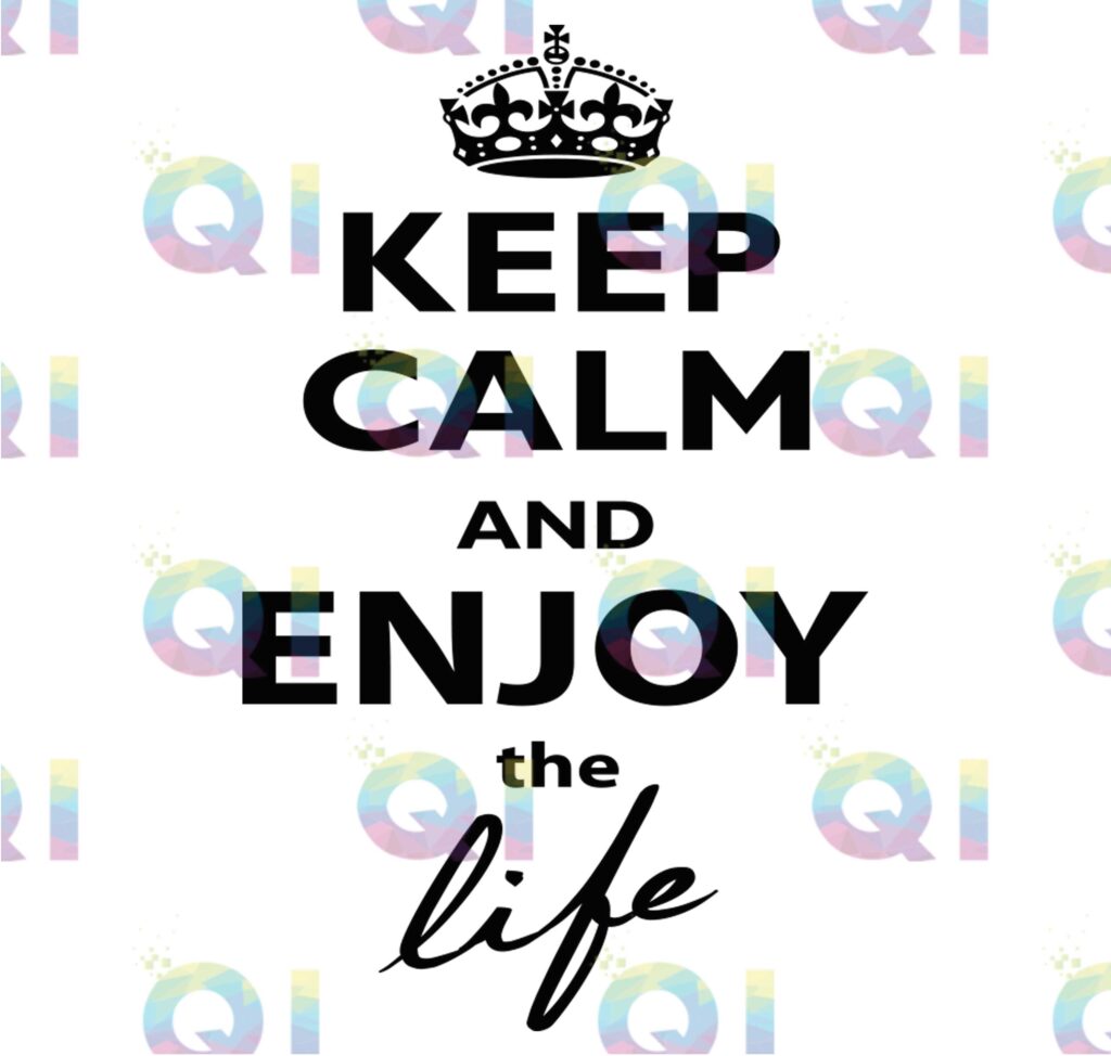 Fichier numérique PNG - Keep calm and enjoy the life