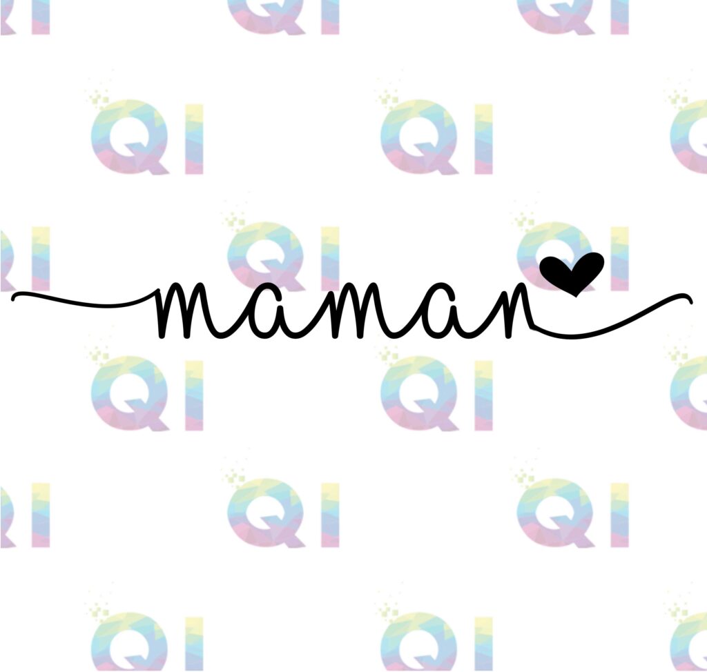 Fichier numérique PNG - Maman coeur