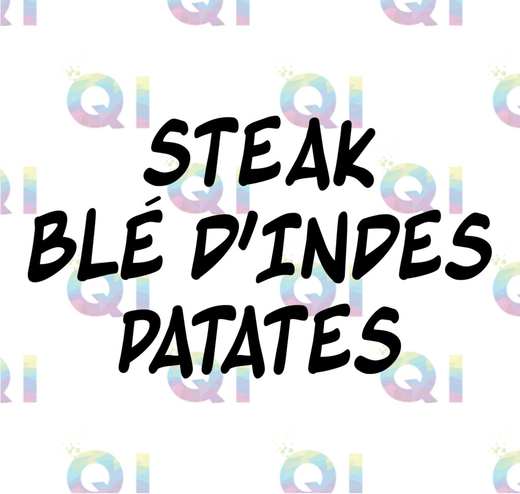 Fichier numérique PNG - Steak Blé d'Indes Patates
