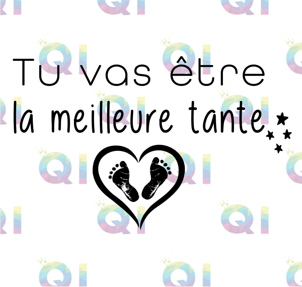 Fichier numérique PNG - Tu vas être la meilleure tante