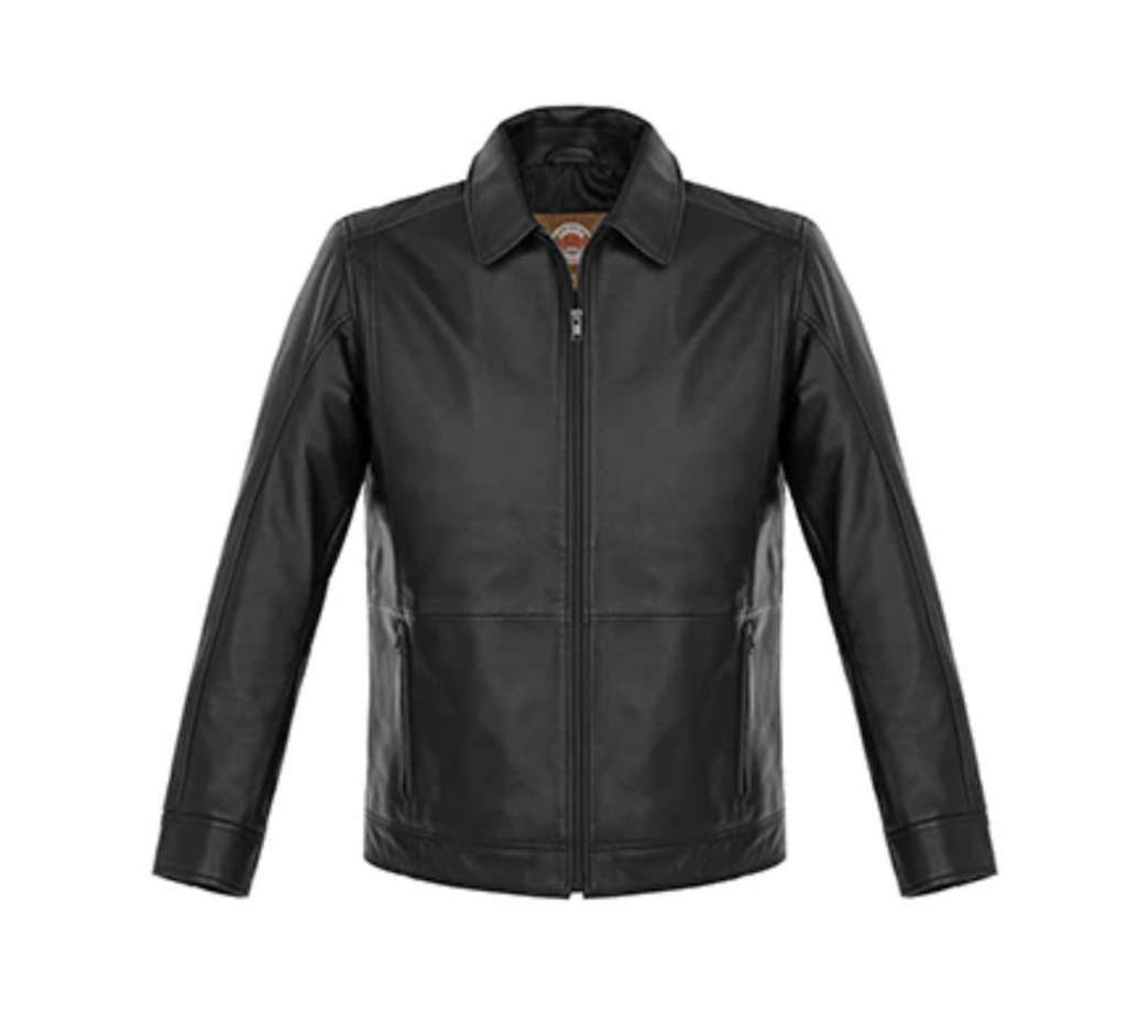 Frankfurt -Genuine Leather- Manteau En Cuir D'Agneau Doublé pour homme
