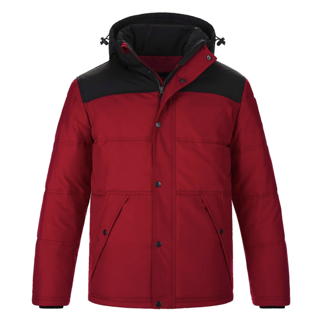 Nunavut -Héritage54- Blouson Bouffant avec Capuchon Amovible pour Homme