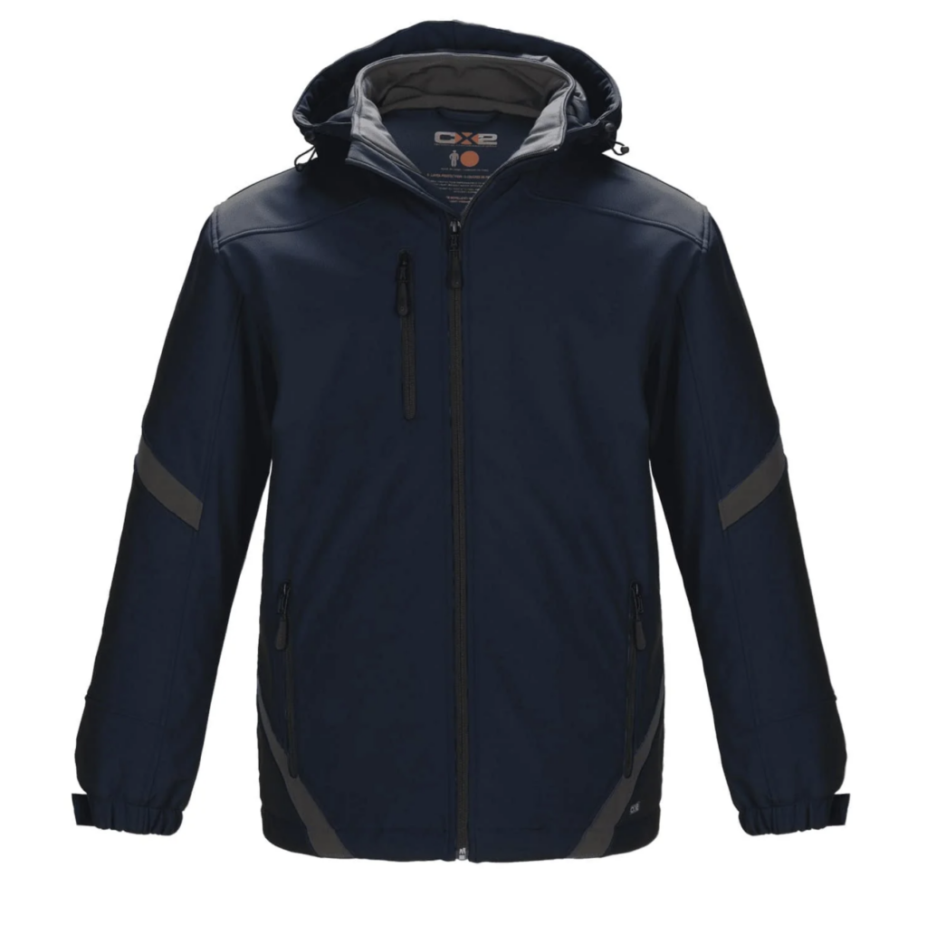 Typhoon -CX2- Blouson Souple Isolée avec Capuchon Amovible pour Homme